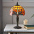 Interiors 1900 64091 Flame Dragonfly Tiffany Lamp