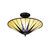 Interiors 1900 64043 Dark Star Semi Flush Ceiling Light