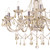 Dar Lighting Dar  RAP1206 Raphael 12 Light Chandelier with Champagne Glass 