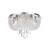 Dar Lighting Dar  SAI5450 Saigon 5 Light Polished Chrome Flush Fitting 