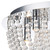 Dar Lighting Dar  SAI5450 Saigon 5 Light Polished Chrome Flush Fitting 