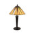 Interiors 1900 70367 Dark Star Small Tiffany Table Lamp