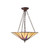 Interiors 1900 70754 Dark Star Large Tiffany Inverted Pendant