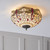 Interiors 1900 70723 Dragonfly Beige Tiffany Flush Fitting