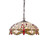 Interiors 1900 70824 Dragonfly Beige 3 Light Tiffany Pendant
