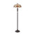 Interiors 1900 70940 Dragonfly Beige Tiffany Floor Lamp