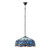 Interiors 1900 66148 Dragonfly Blue 3 Light Tiffany Pendant
