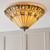Interiors 1900 70706 Jamelia Large Tiffany Flush Fitting