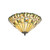 Interiors 1900 70706 Jamelia Large Tiffany Flush Fitting