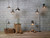 Dar Lighting Dar  HAN0154 Hannover 1 Light Antique Brass/Black Pendant 