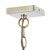 Dar Lighting Dar  CHU0175 Churchill 1 light Antique brass Ceiling Pendant 