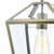 Dar Lighting Dar  CHU0175 Churchill 1 light Antique brass Ceiling Pendant 