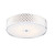 Dar Lighting Dar  CIV5250 Civic 2 light Polished Chome/Glass Flush Fitting 