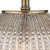 Dar Lighting Dar  SON4232 Sonia 1 Light Antique Gold/Glass Table Lamp 
