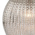 Dar Lighting Dar  SON4232 Sonia 1 Light Antique Gold/Glass Table Lamp 
