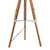Dar Lighting Dar  EAS4943 Easel 1 Light Wooden Tripod Floor Lamp 