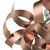 Dar Lighting Dar  RAW0464 Rawley 4 Light Satin Copper Flush Fitting 