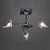 Mantra Lighting Mantra M0306BC Flavia 3 Light Black Chrome Pendant