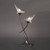 Mantra Lighting Mantra M0310BC Flavia 2 Light Black Chrome Table Lamp