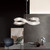 Mantra Lighting Mantra M0388 Duna Modern Polished Chrome Ceiling Fitting