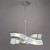 Mantra Lighting Mantra M0389 Duna Modern Polished Chrome Ceiling Fitting