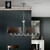 Mantra Lighting Mantra M0531 Paola 6 Light Silver Leaf Ceiling Fitting
