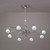 Mantra Lighting Mantra M0800 Fragma 8 Light Polished Chrome Ceiling Pendant