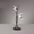 Mantra Lighting Mantra M1460BC Eclipse 2 Light Black Chrome Table Lamp