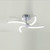 Mantra Lighting Mnatra M3561 On White Acrylic/Chrome Semi Flush Fitting