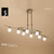Mantra Lighting Mantra M1820 Loop 8 Light Antique Brass Ceiling Fitting