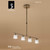 Mantra Lighting Mantra M1867 Ice 4 Light Antique Brass Ceiling pendant