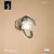 Mantra Lighting Mantra M1865/S Ice 1 Light Switched Antique Brass Wall Light