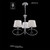 Mantra Lighting Mantra M1640 Mara 3 Light Polished Chrome Ceiling Pendant
