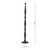 Dar Lighting Dar  HAY4947 Hayward 1 Light Dark Wood Floor Lamp 