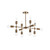 Dar Lighting Dar  COD1235 Code 12 Light Old Gold Ceiling Pendant 