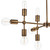 Dar Lighting Dar  COD1235 Code 12 Light Old Gold Ceiling Pendant 