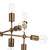 Dar Lighting Dar  COD1235 Code 12 Light Old Gold Ceiling Pendant 