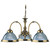 Searchlight 9343-3 American Diner 3 Light Ceiling Fitting