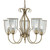 Searchlight 6355-5AB Silhouette Antique Brass Ceiling Light