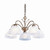 Searchlight 1135-5AB Milanese 5 Light Ceiling Fitting