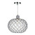 Dar Lighting Dar JUA6550 Juanita 1 Light Polished Chrome Easy Fit 