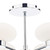 Dar Lighting Dar  SYS0650 System 6 Light Polished Chrome Flush Fitting. 