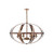 Dar Lighting Dar  SYM0664 Symbol 6 Light Dappled Copper Ceiling  Pendant 