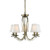 Searchlight 9825-5AB Andretti 5 Light Antique Brass Pendant