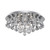 Searchlight 3306-6CC Hanna 6 Light Chrome andamp; Crystal Semi-Flush