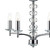 Dar Lighting Dar  OLE0550 Oleana 5 Light Polished Chrome Ceiling Pendant 