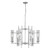 Searchlight 3096-6CC Milo 6 Light Chrome/Clear Glass Pendant