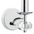 Dar Lighting Dar  OLE0750 Oleana 1 Light Polished Chrome Wall Light 