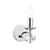 Dar Lighting Dar  OLE0750 Oleana 1 Light Polished Chrome Wall Light 