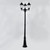 Searchlight 82540BK Alex 3 Light Aluminim Black Post Light
